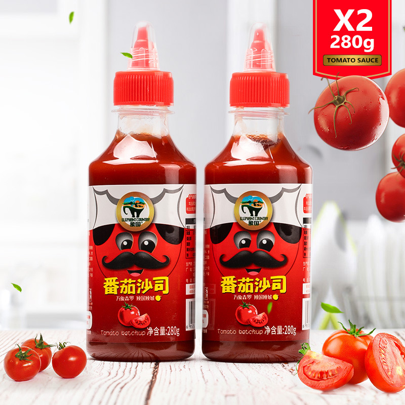 (2 bottles) Elephant State ketchup Onion Grabbing Cake Special Tomato Sauce 280g Italian pasta sauce Tomato Shallot Grabbing Cake