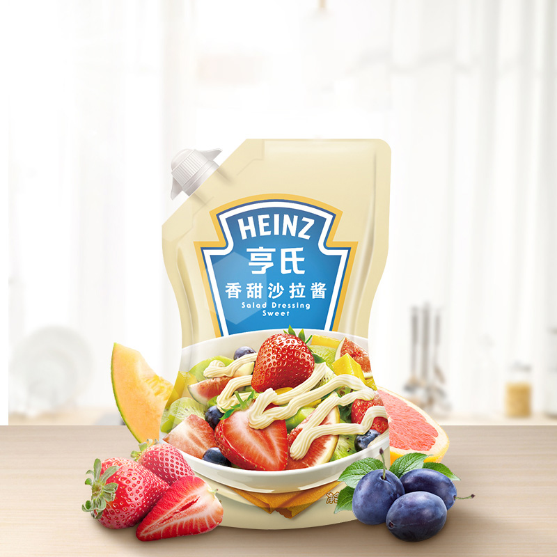 Heinz sweet salad dressing 200g fruit salad dressing fruit and vegetable mayonnaise thousand island dressing sushi dressing salad