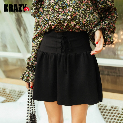 Krazy Летний корсет, мягкий ремень, эластичная трикотажная мягкая пуля, юбка, 2018, высокая талия