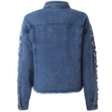 Krazy Трехмерная комфортная хлопковая джинсовая короткая осенняя куртка