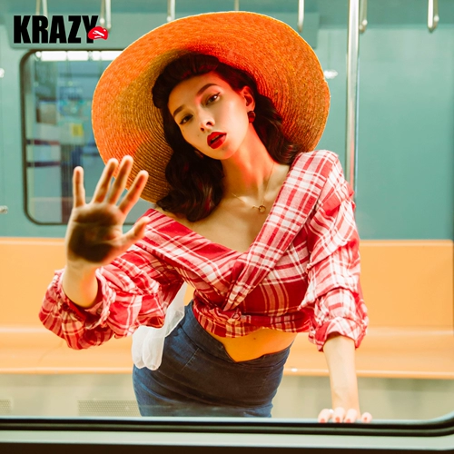 Krazy Большая v решетчатая талия скручивающая веревка