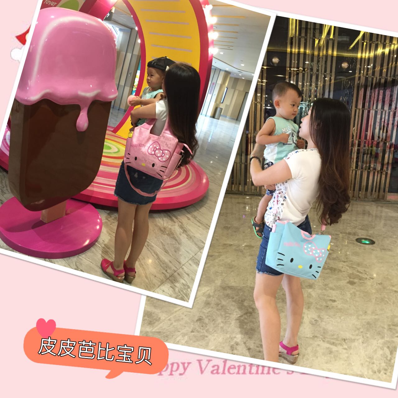 Dễ thương thực tế hellokitty tay vai đeo đa chức năng nhỏ xác ướp túi ra túi