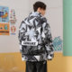 GENANX Lightning Trendy Brand 2023 New Winter Warm Cotton Jacket Stand Collar Loose Casual Couple Cotton Jacket Men