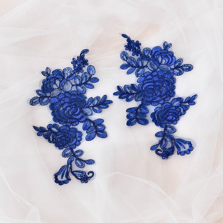 Clothing clothes Lace appliqué car bone present white peony wedding embroidery handmade clothes DIY materials