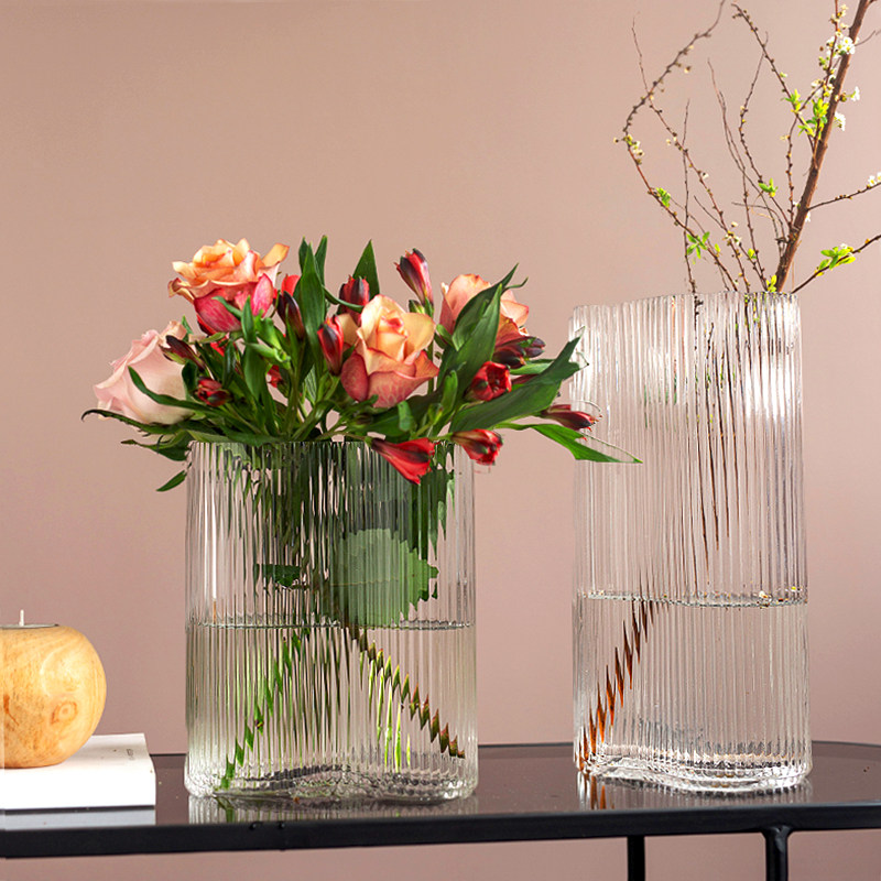 ladylike Nordic Creative Vase Water Vase Vase Water Vase Flower Limited Glass Hydro Vase Home Swing Parts