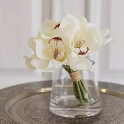 ladylike simulation orchid Cymbidium table flower bathroom decoration decoration floral conference table decoration lynx flower
