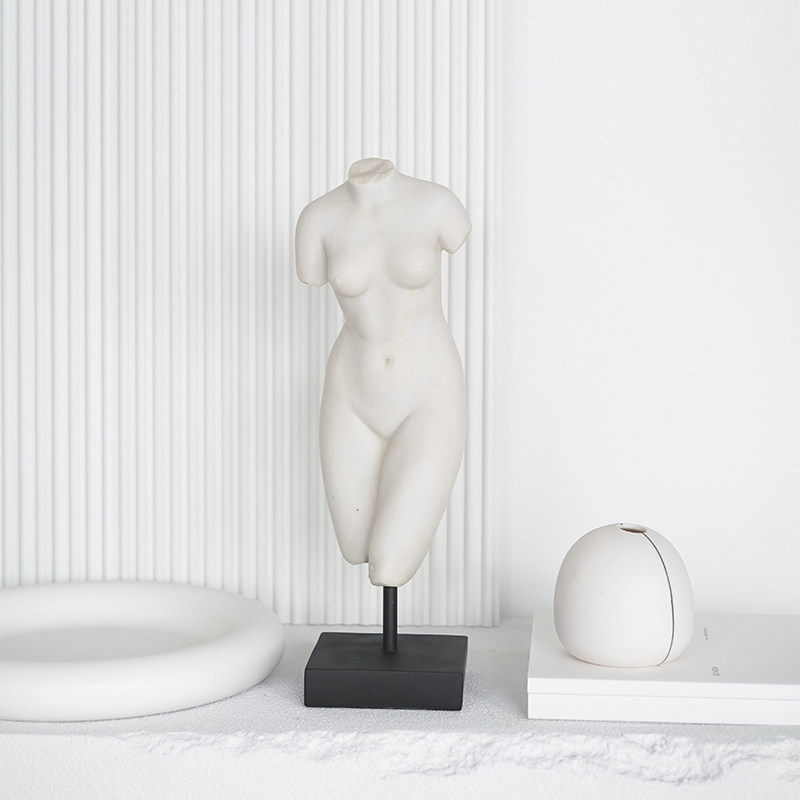 Ladylike Silent Destitute Wind Human Body Model Broken Arm Resin Imitation Plaster Sculpture Pendulum home ornament