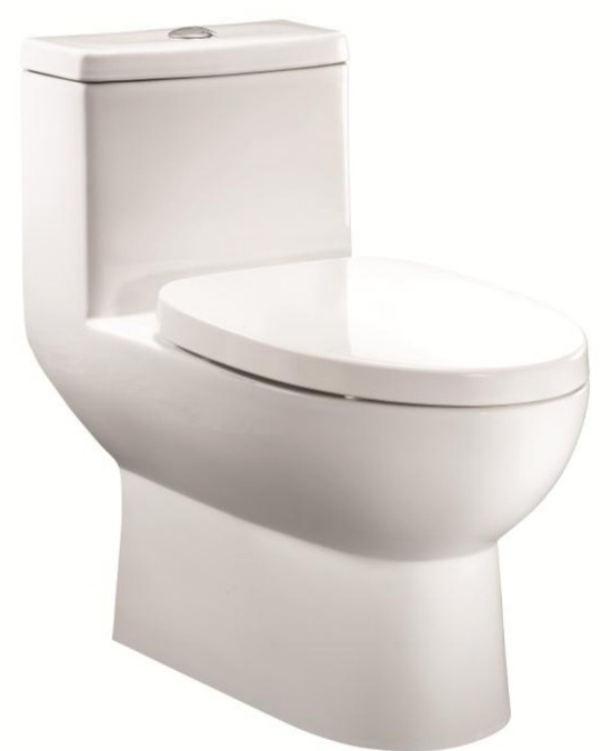 O Pie Bathroom-Normal toilet flush toilet Home Silent Water Saving Deodorant Splash OP-W7025X