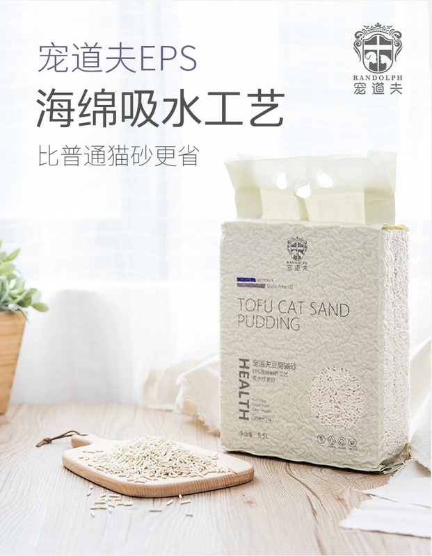 Minnie Wool Tofu Cat Litter Cream Pudding Hương vị nhanh chóng hấp thụ ngay lập tức, tươi và khử mùi 6.5L - Cat / Dog Beauty & Cleaning Supplies lược chải lông thỏ	