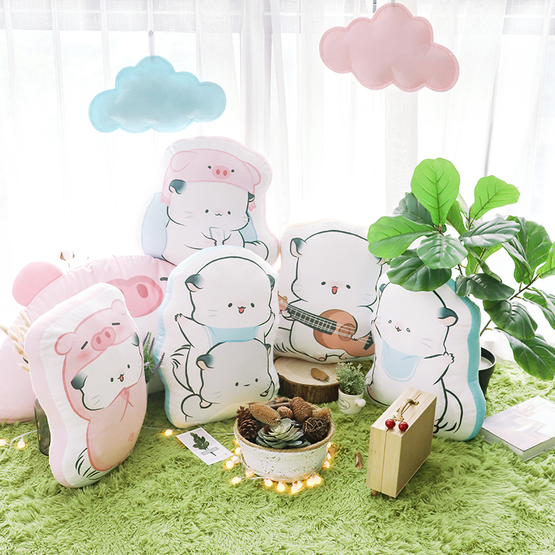 Four Cents Small Holding Pillow Dorm Room Leaning Pillow Cartoon Sofa Leaning Pillow Cute Sleeping With Pillow Doll Birthday Gift Girl
