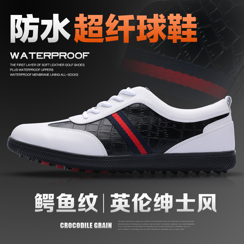 New XFC golf shoes men's golf shoes waterproof and breathable sneakers anti-slip no nails soft bottom