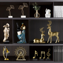 Living room ornaments Nordic luxury TV wine cabinet decorations modern home soft decoration porch creative desk furnishings