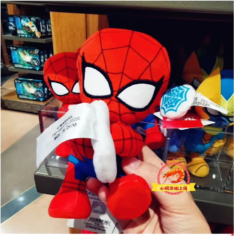Подвижная кукла (Disney Marvel) 9 см Капитан Америка и Человек-паук, коллекционная мини-игрушка