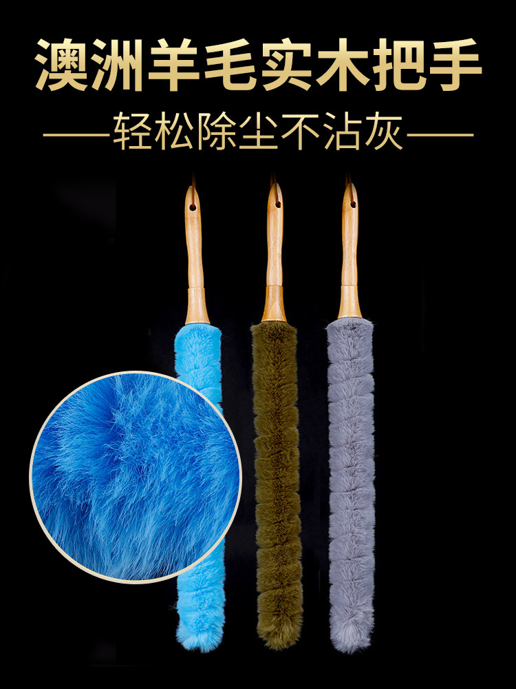 Solid wood Guzheng brush dust wool brush cleaning supplies Cleaning dust cleaning piano decontamination does not fall hair care piano brush
