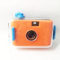 Orange blue film film retro cute waterproof fool camera student girlfriend couple Valentines Day birthday gift