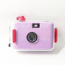 Purple retro film camera fool waterproof 135 multiple times film machine student birthday gift small mini