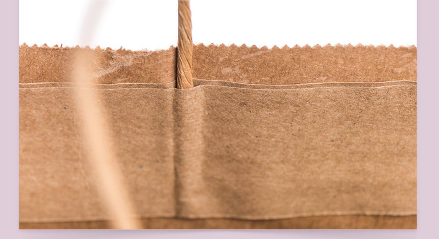 Подарочный пакет 牛皮纸袋定做手提袋定制外卖打包袋子环保礼品包装服装印刷logo厚 Tecom