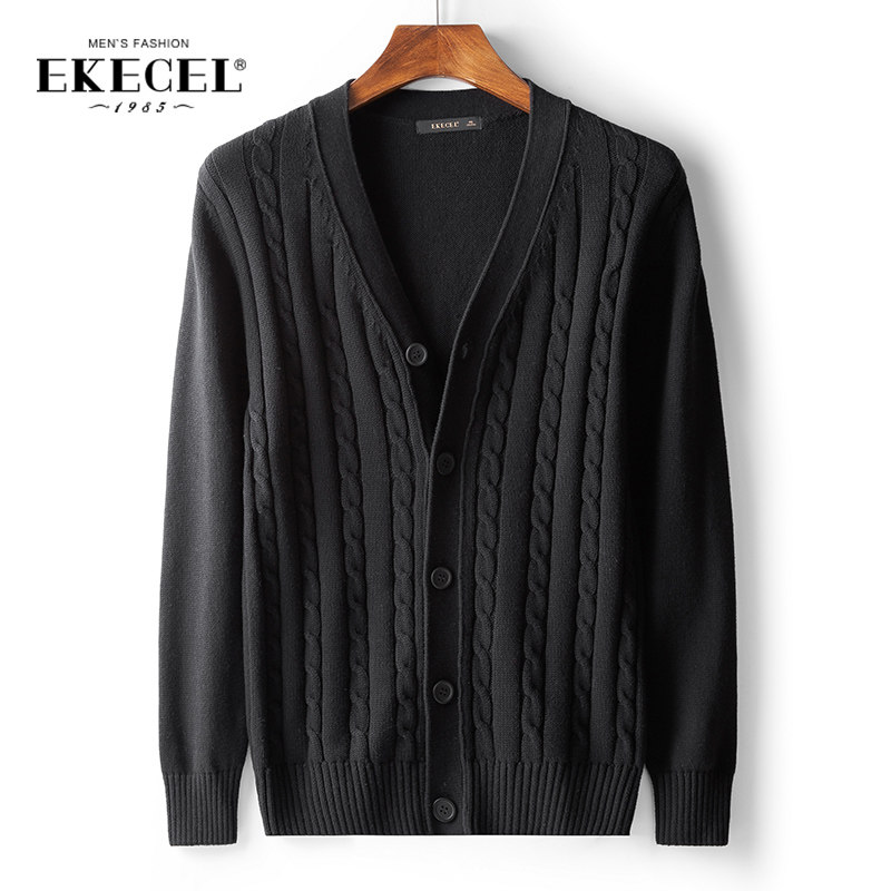 Spring fall cardio-hoodie jacket male Korean version loose with lazy wind trendy outside wearing sweater-knitted sweatshirt hygiene clothes 2021 new