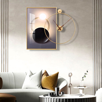 Modern living room light luxury wall clock personality decoration hanging watch creative art hanging home wall decoration atmospheric clock