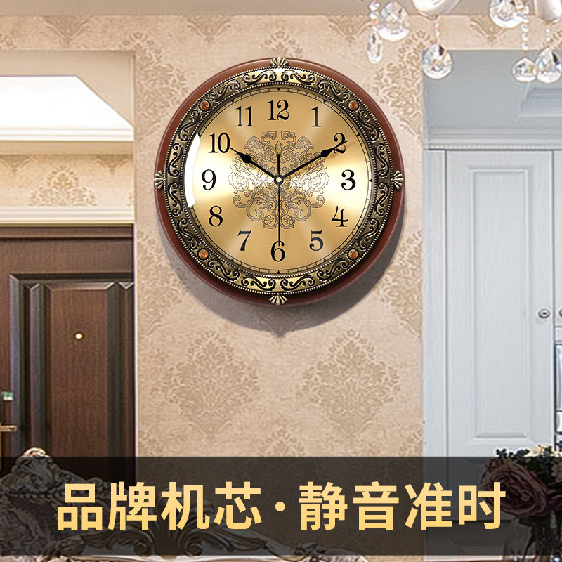 复古控注意!欧式实木挂钟能否成为你家的新宠?客厅必备的高级感时钟评测-挂钟-淘宝好物网
