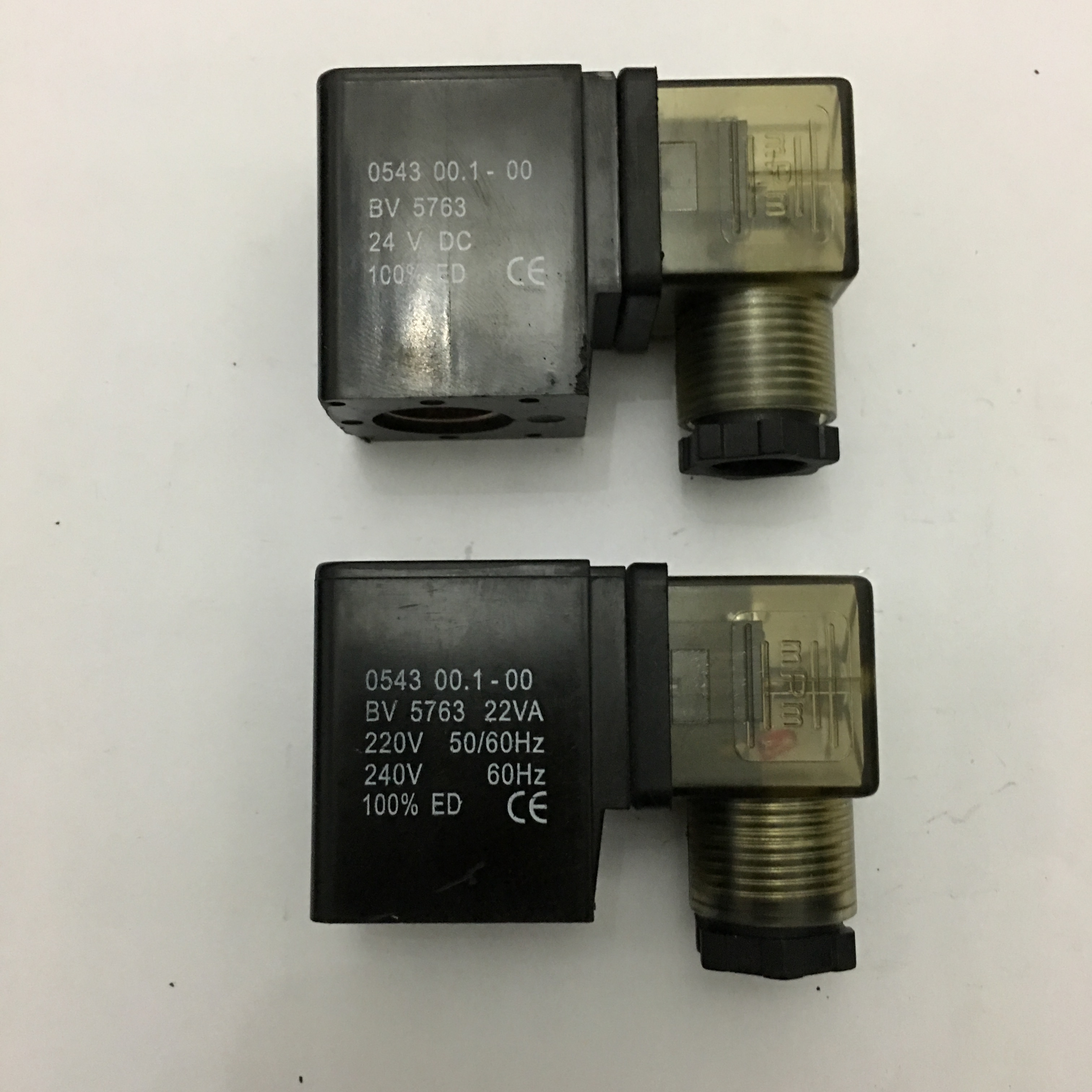 Solenoid valve coil 0543 00 1-00 BV5763 coil PU solenoid valve coil 220V 22VA