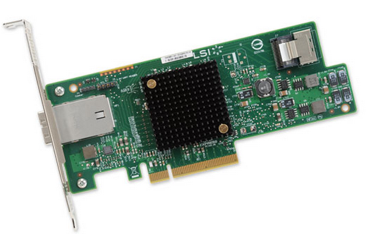 HP LSI SAS 9207-4i4e SAS SATA 6Gb HP H222 HBA original brand new warranty for three years