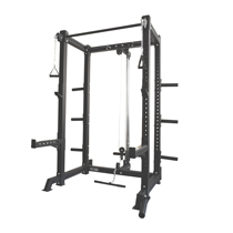  Multifunctional squat frame Full frame squat frame gantry frame bench press frame weightlifting bed with high and low pull flying bird