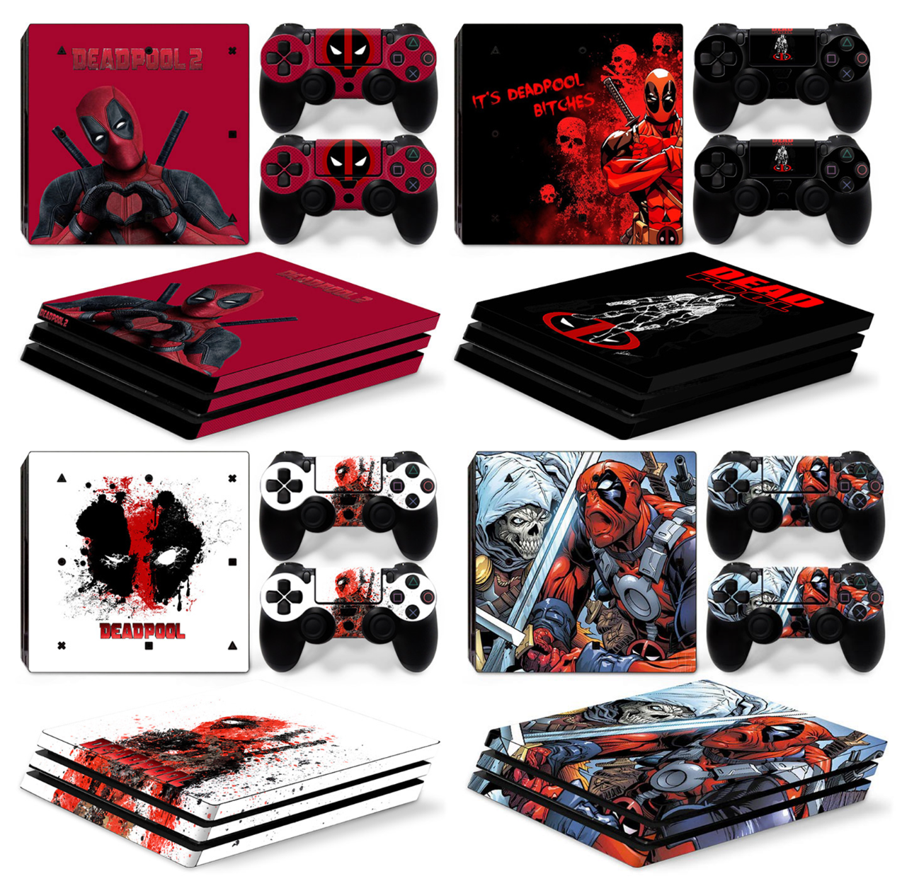 PS4 PRO sticker ps4 new version PR0 host cling film color paste dead waiter with no glue to support customization