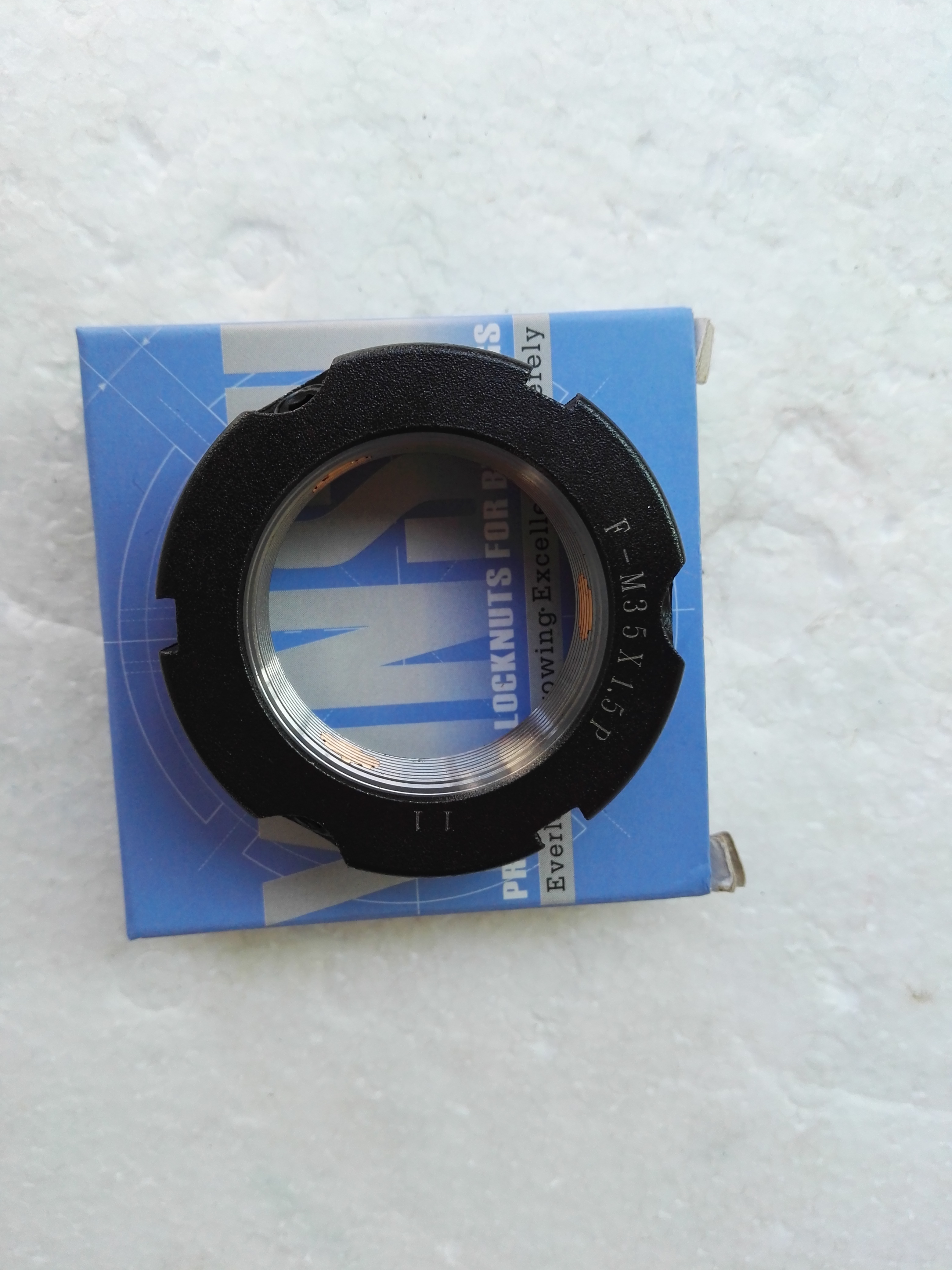 Machining center screw large nut Taiwan surplus tin screw locking nut screw locking large nut M35*1 5