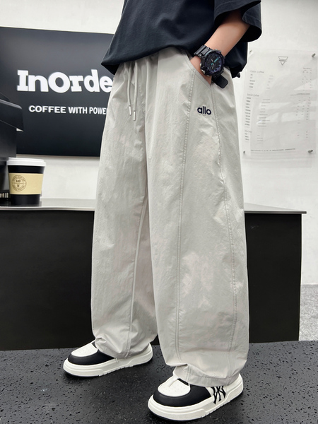 Boys' Pants Summer Thin Style 2026 New Children's Quick-Dry Pants Loose Casual Anti-Mosquito Pants Big Kids Autumn Long Pants