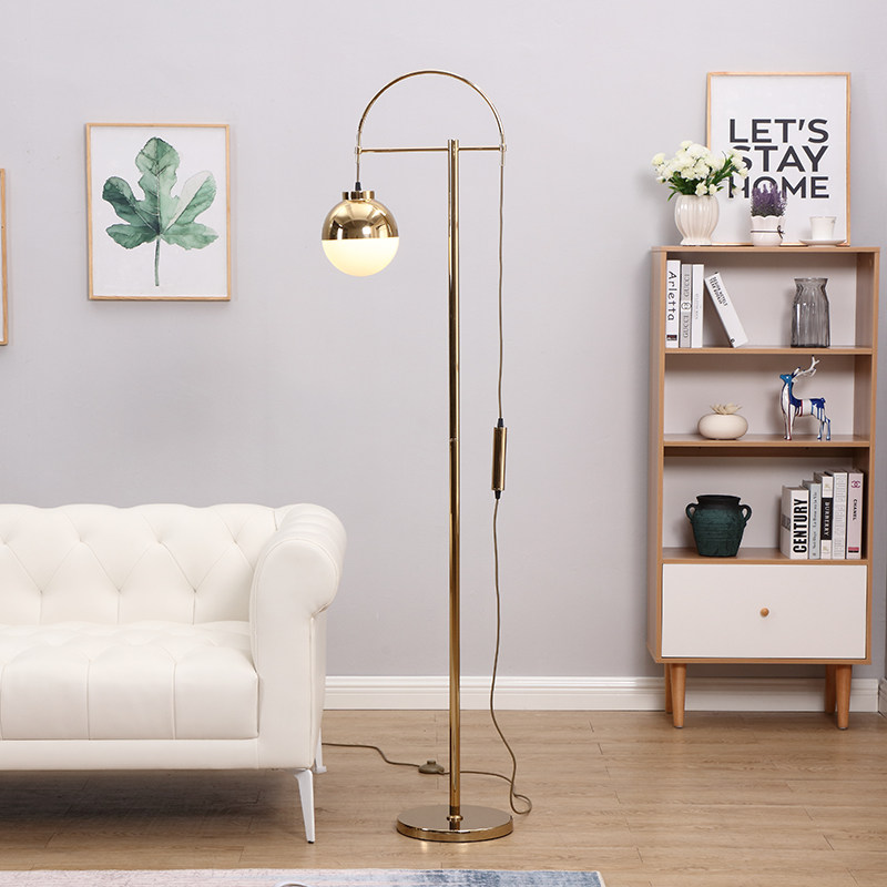 Light Extravagant Floor Lamp Designer Postmodern Minimalist Living-room Iron Art Glass Ball Hood Extreme Jane Bedroom Table Lamp Fashion 