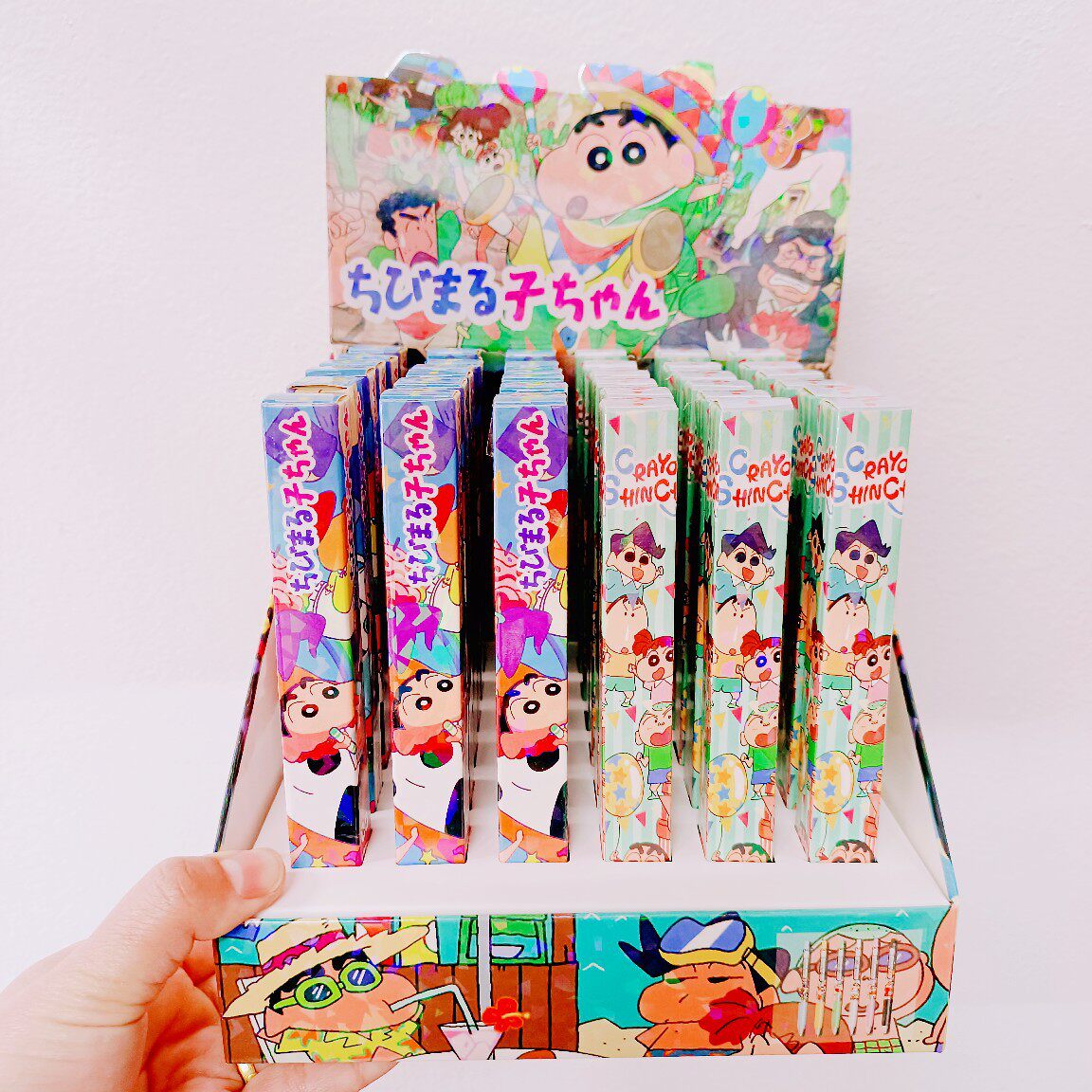 Simi A6618 Cartoon Crayon Small New Blind Box Press Action Pen Hyacinth Head Black Water-based Pen (whole box with 36 support)