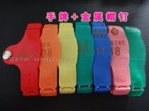 New Century Foot Bathroom Swimming Pool Washing Rubber Type Key Saunas Key Card Hand Circle Number