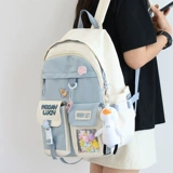 Ранец, сумка через плечо, рюкзак, в корейском стиле, для средней школы