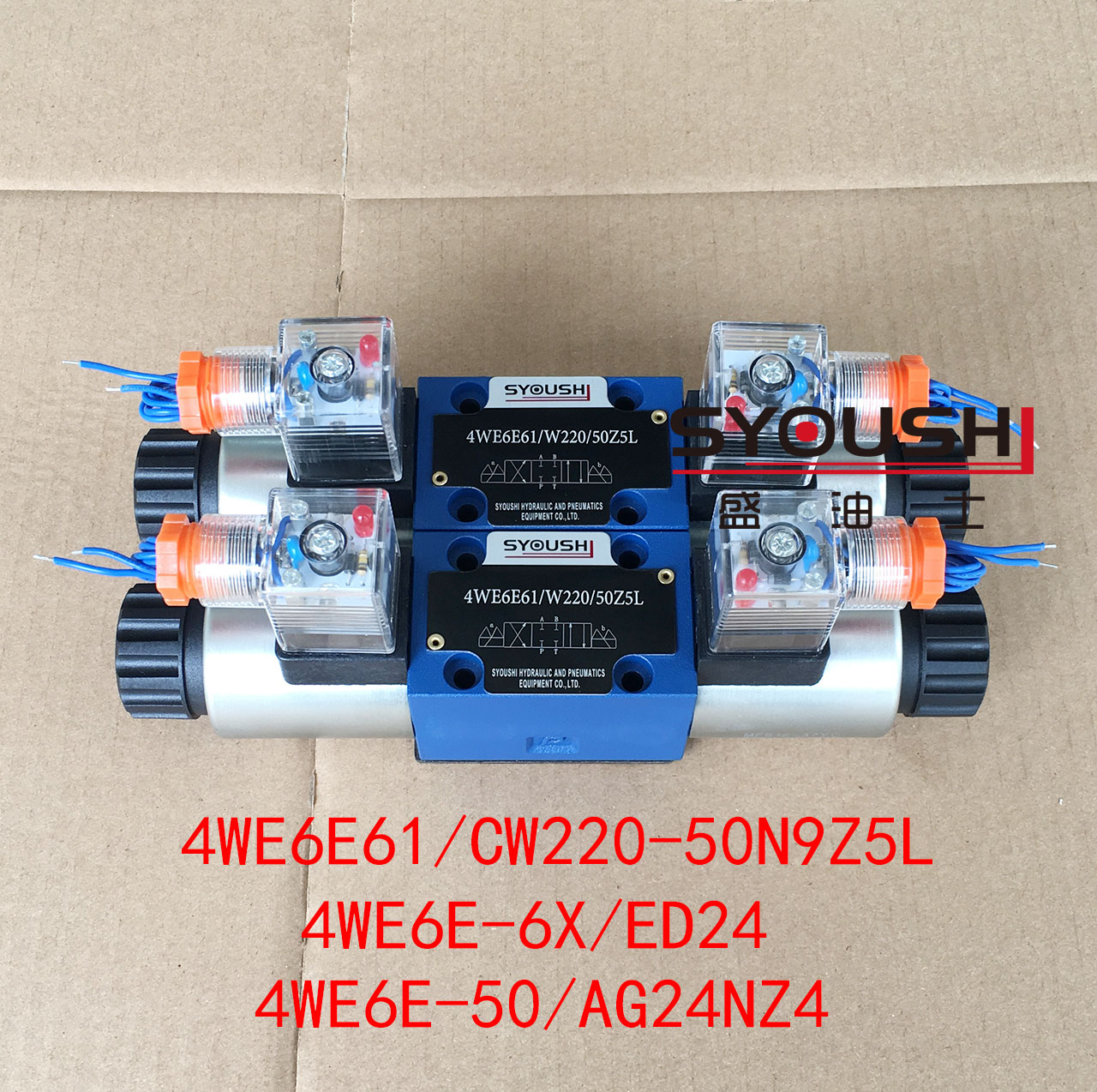Solenoid 4WE6E61 4WE6E61 CW220-50N9Z5L4WE6E-6X ED244WE6E-50 ED244WE6E-50 AG24NZ4