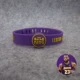 Lakers LeBron James Sports Silicone Vòng đeo tay phát sáng Vòng đeo tay có thể điều chỉnh Vòng đeo tay ren với người hâm mộ - Vòng đeo tay Clasp vòng vàng 18k kiểu mới