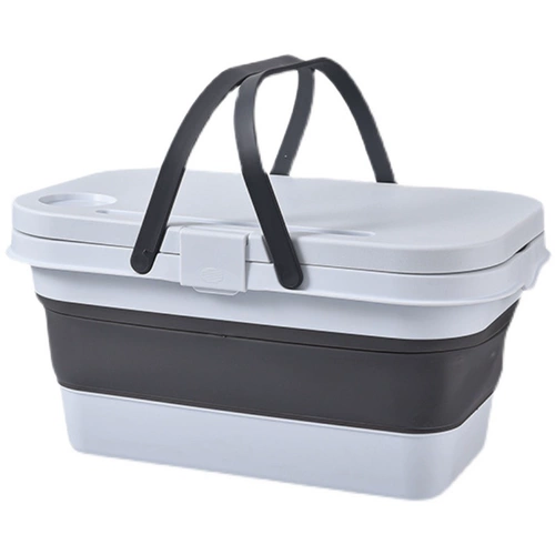 Открытая складная коробка для хранения весеннее путешествие баскетбольное пикник для пикника для пикника приливная коробка автомобиль багажник багажник