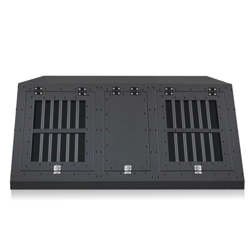 Car-mounted double door three-door dog-cage cat cage pet cage