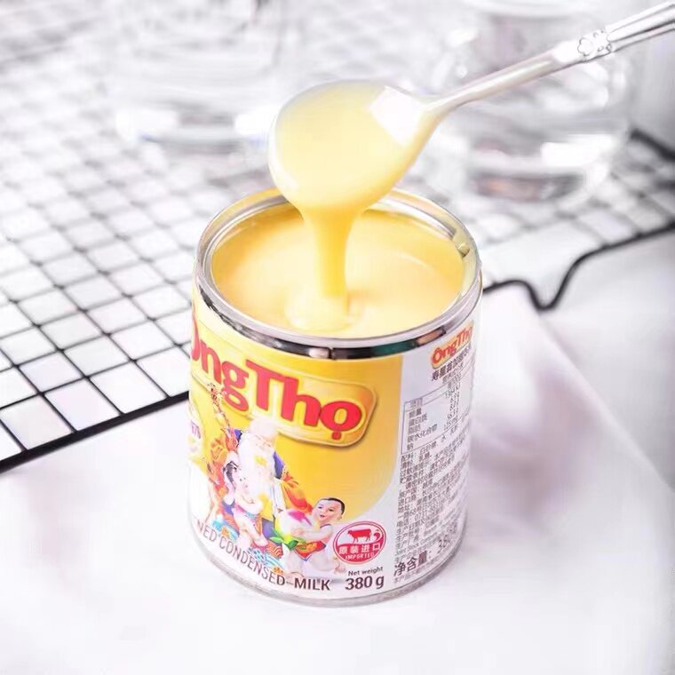 Vietnam white canned Sushi milk milk 380ml long - term sale of various taste food snacks in Southeast Asia