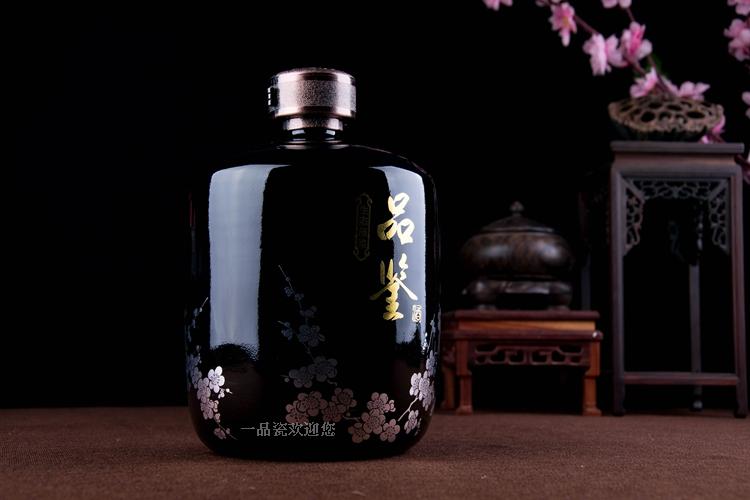 Jingdezhen cao cấp nếm chai 3 kg 5 kg nạp nhập khẩu men kín gốm rượu vang rượu vang khuyến mãi ly rượu vang thuỷ tinh