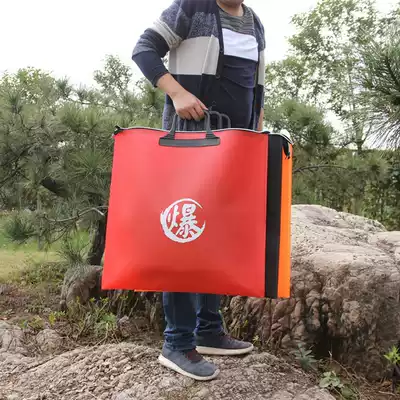 EVA fish bag waterproof thick fishing gear bag portable folding portable 60cm large wear-resistant bait bag