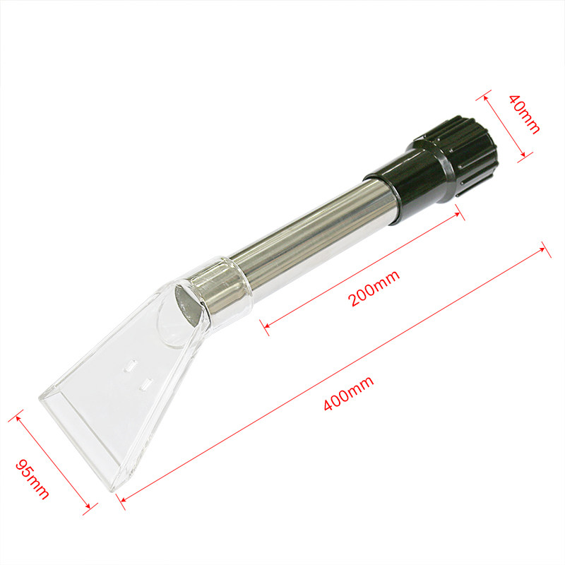 Handheld transparent small hand pickpocketing plastic steel pipe suction-pickpocketing cleaner 40mm-caliber universal accessory suction pickpocketing