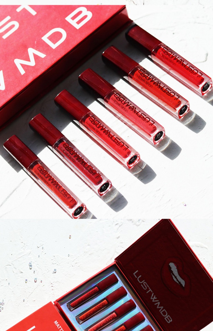 Lip glaze mờ tập hợp hộp mô hình sinh viên không dễ bị mất màu không thấm nước lâu trôi giữ ẩm cho son môi Hàn Quốc - Son bóng / Liquid Rouge 	son bóng ink
