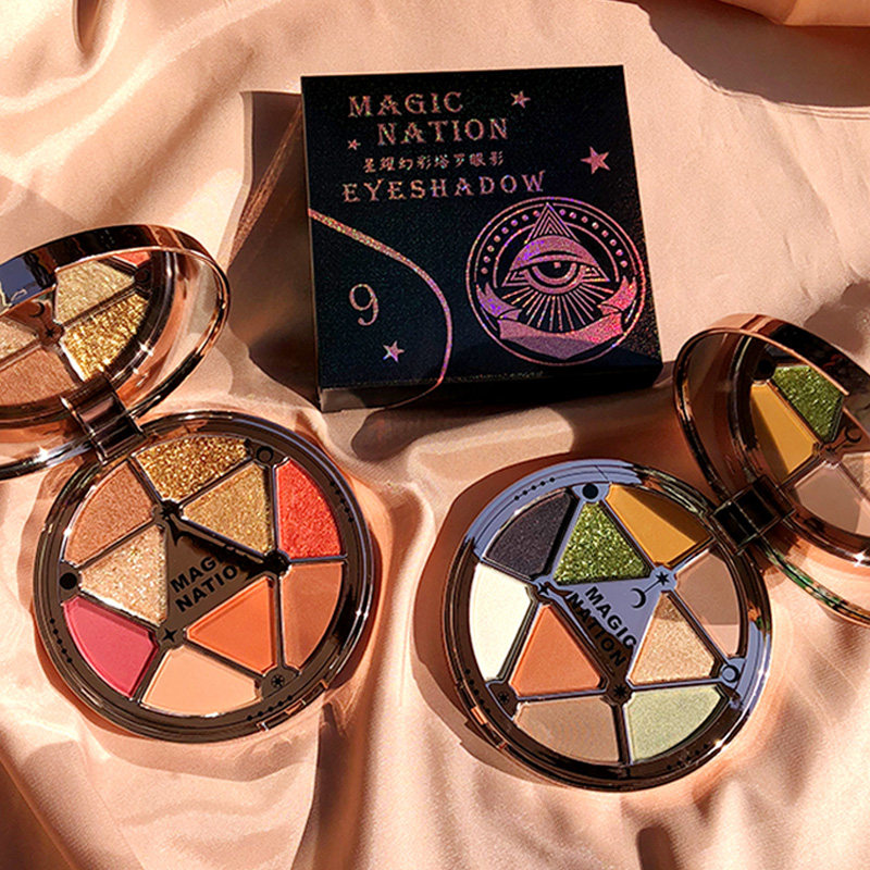 Li Jiaqi recommends the net red dream country nine color tarot eyeshadow disc lasting makeup does not fly powder natural color