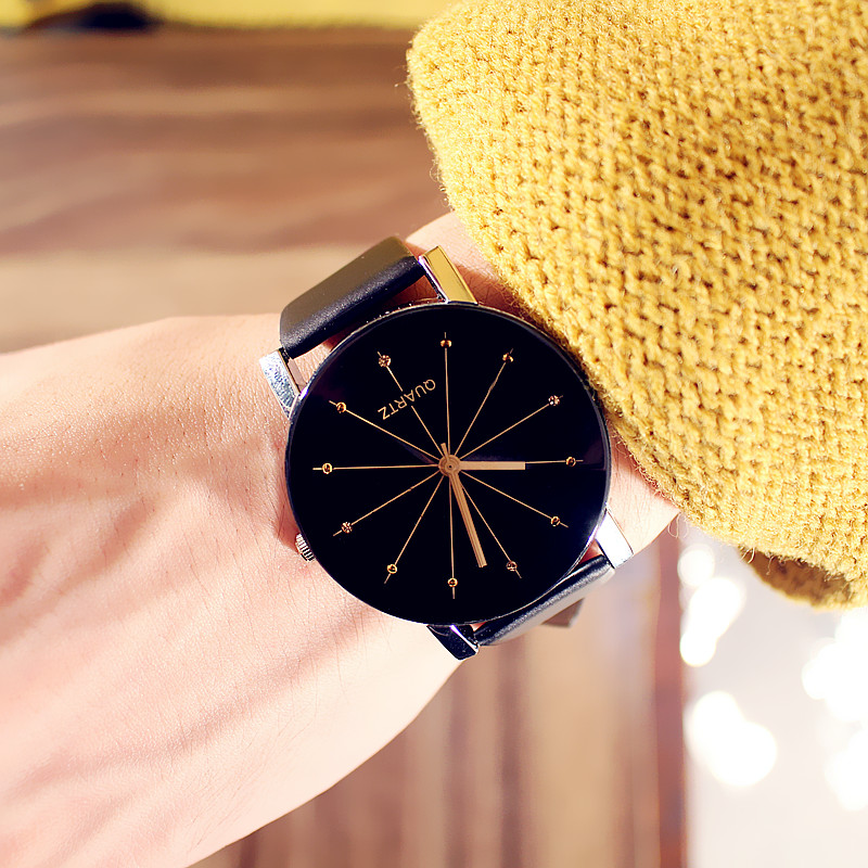 Jam Tangan Fashion Versi Korea Tali Kulit