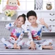 Mùa xuân và mùa thu Trẻ em Bộ đồ ngủ mỏng Cotton dài tay cho bé trai