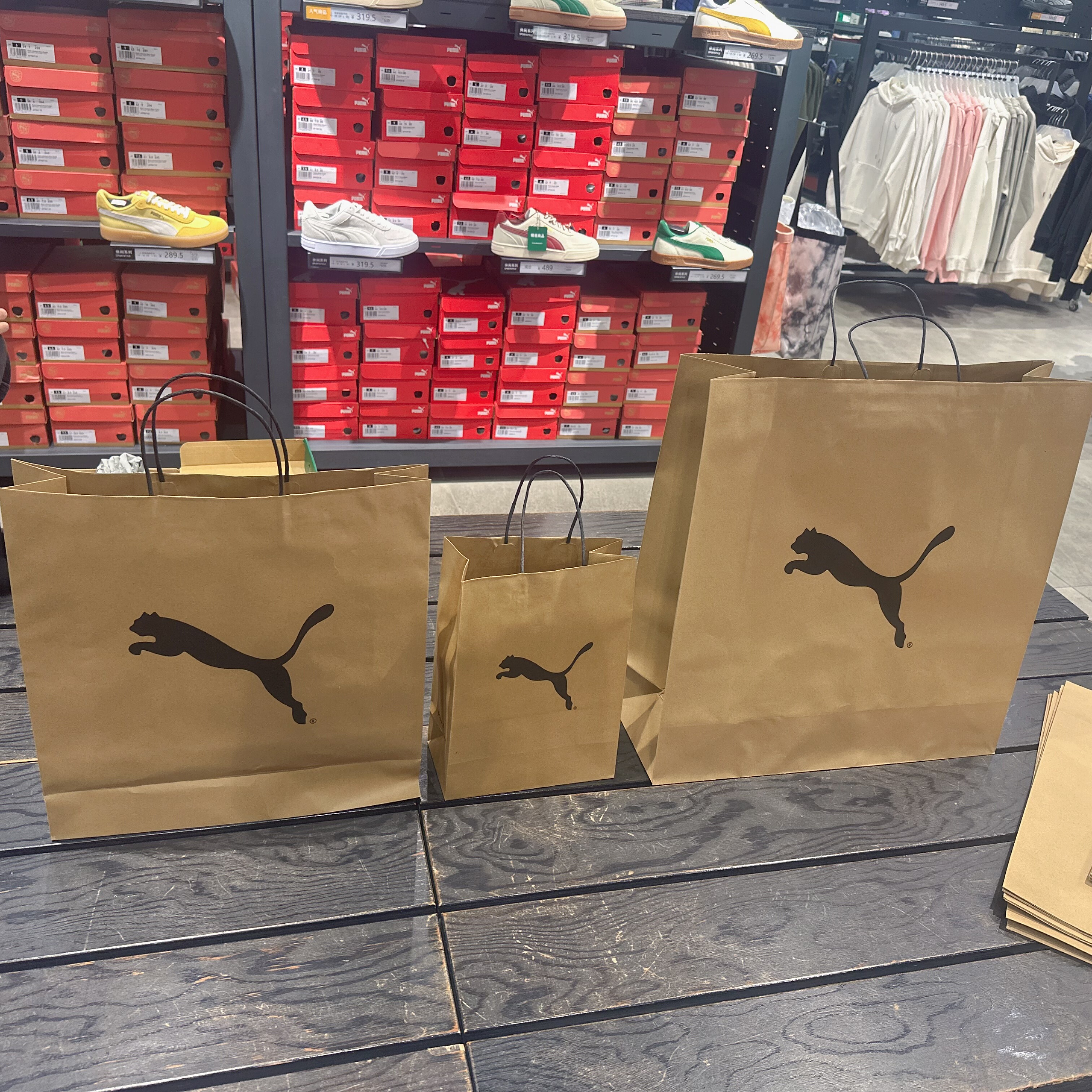 Puma, модная кожаная льняная сумка, шоппер, подарок на день рождения