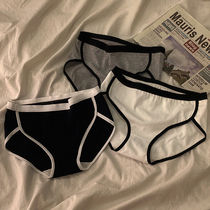 Spring and summer thin panties lady cotton all cotton breathable girl in girl triangle shorts underpants