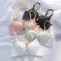 Small bras gather on the inner bra to hold steel-free ring to collect breast anti-drop latex bra thin