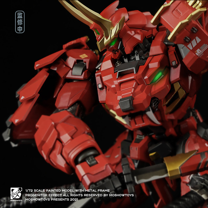 Moshow Moldshou Ancestor Effect Tiger of Kai Ultimate Original Color Red Tiger 1/72 Alloy Model in Stock